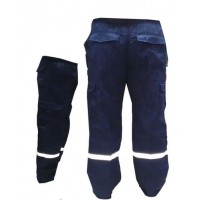 PANTALON GABARDINA CON CINTA REFLECTANTE