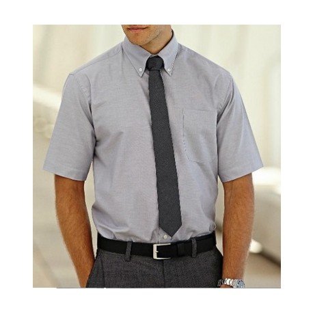 CAMISA OXF. M/C 70% ALG. 30% POLY