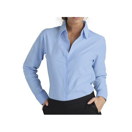 BLUSA OXF. M/L 55% ALG. 45% POLY