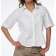 BLUSA OXFORD M/C 70% ALG, 30% POLY