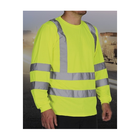 POLERA DRYFIT FLUOR M/L CON C/REFLECT 