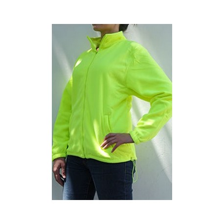 Polar manga Larga Dama Verde Fluor