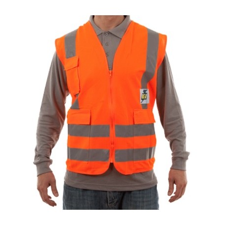 Chaleco Supervisor RFX Naranjo UPF 25