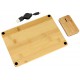 Set Mouse + Pad de Bamboo 