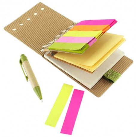 Memo Set Ecológico con Bolígrafo 