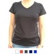 Polera Dry Fit Mujer cuello en V 
