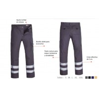 PANTALON ALERCE CINTA REFLECTIVA 80%POLY 20%ALG 