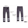 PANTALON ALERCE CINTA REFLECTIVA 80%POLY 20%ALG 