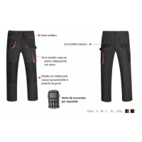 PANTALON ACTIUM CANVAS TELA REFORZADA 