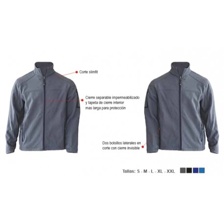 SOFTSHEL ZIPPER varón 
