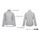 SOFTSHELL ZIPPER MUJER- SLIM FIT 4 CM MAS PEQUEÑO 