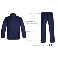 TRAJE ANTIACIDO 2 PIEZAS COSTURA SELLADA HOMBRE 