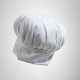 Gorro Chef alto en gabardina