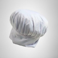 Gorro Chef alto en gabardina