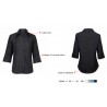 BLUSA OXFORD CLASSIC MANGA 3/4 