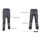 PANTALON CARGO GABARDINA CON CINTA REFLECTANTE 