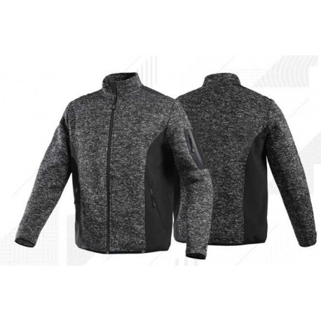 CHAQUETA KNIT FLEECE MELANGE 