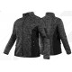 CHAQUETA KNIT FLEECE MELANGE MUJER 