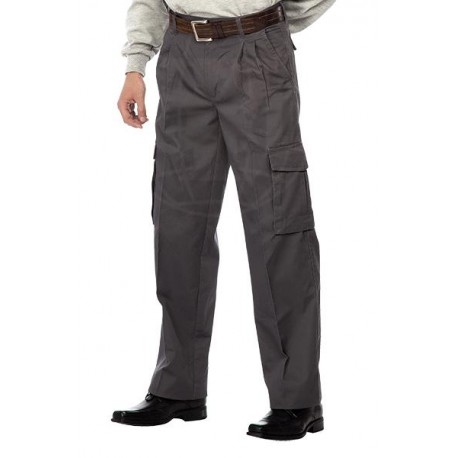 PANTALON CARGO 65% POLY 35% ALG