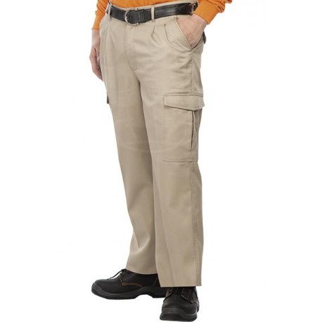 PANTALON GABARDINA CARGO FORRO POLAR