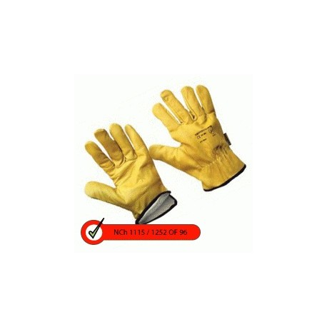 Guante Supervisor Amarillo Forrado