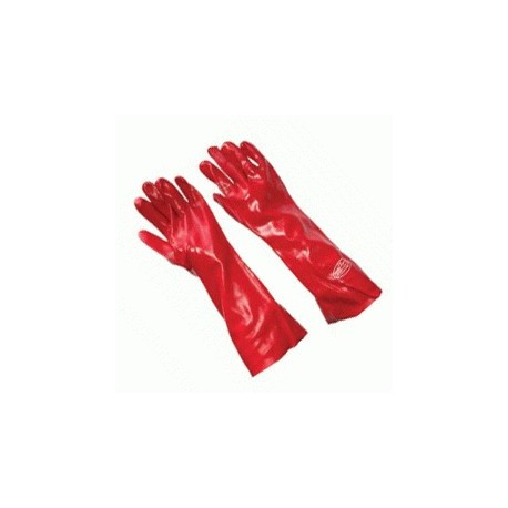 Guante PVC 18 -45Cms Rojo