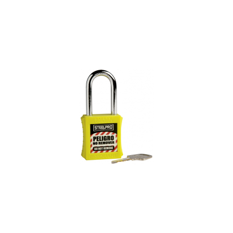 Candado Steelpro X10 amarillo