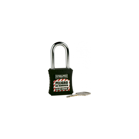 Candado Steelpro X10 negro