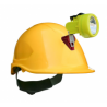 KIT LAMPARA MINERA KL 3500 + CASCO ABS MTA AMARILLO C/PORTALAMPARA