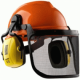Casco Motoserrista , Fonos CM501, Visor de Malla Metálica