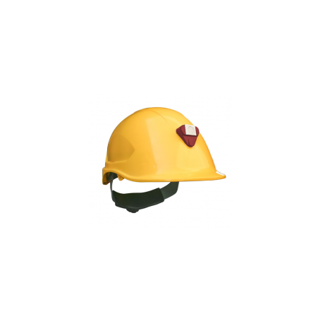 Casco Steelpro MTA con Porta lámparas Amarillo