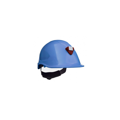 Casco Steelpro MTA con Porta lámparas Azul