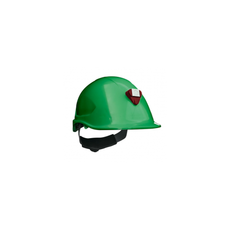 Casco Steelpro MTA con Porta lámparas Verde