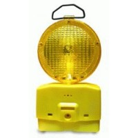 Lampara Señalización Tráfico Amarillo c/Batería