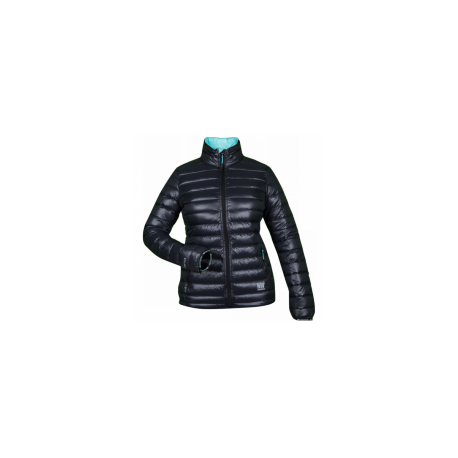 Parka Pluma Goose/Women Negro/Menta