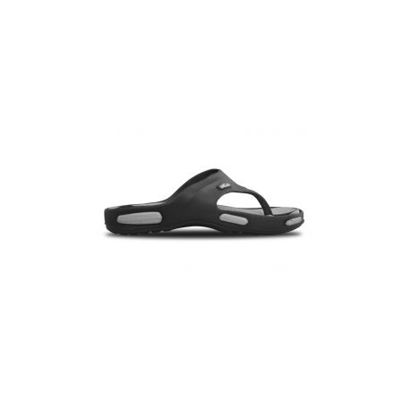 SANDALIAS DACKS BALI (NEGRO-GRIS) CON COBRE