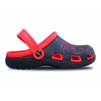 SANDALIAS DACKS MARINE (AZUL-ROJO) CON COBRE