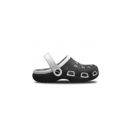 SANDALIAS DACKS MARINE (NEGRO-GRIS) CON COBRE