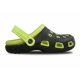 SANDALIAS DACKS MARINE (NEGRO-VERDE) CON COBRE