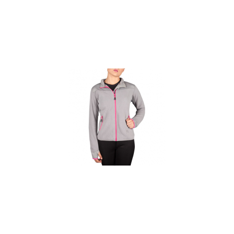 POLAR HW CAHUIL MUJER GRIS/ROSADO