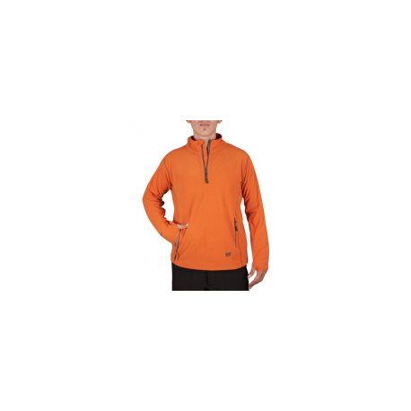 POLAR THERMITECH RUNGUE HOMBRE MEDIO CIERRE TERRACOTA